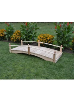 Acorn Garden Bridge Unfinished 4' X 10' -Garden Care Shop 3 4 crop 8613404 01V