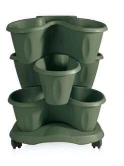 Trifoglio 3-Tier Planter On Wheels 9 Trifoglio 3-Tier Planter On Wheels -Garden Care Shop 3 4 crop 8613625 03V