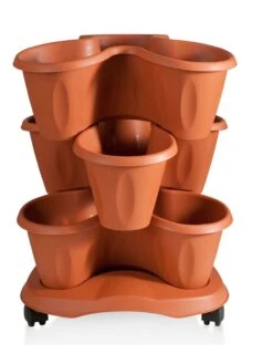 Trifoglio 3-Tier Planter On Wheels 8 Trifoglio 3-Tier Planter On Wheels -Garden Care Shop 3 4 crop 8613625 05V