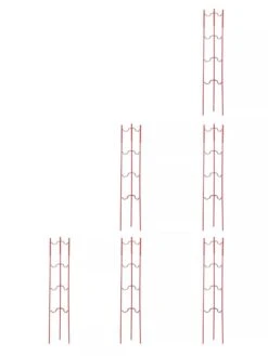 Stacking Tomato Ladders, Set Of 6 -Garden Care Shop 40309 Red stacking tomato ladders set of 6 red tif