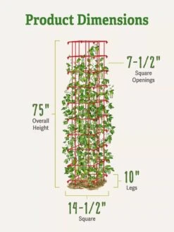 Bean Tower -Garden Care Shop 8587060 dimensions