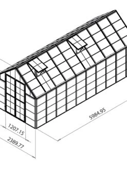 Canopia® By Palram Harmony™ Snap & Grow Greenhouse, 8' -Garden Care Shop 8591043 11V tif