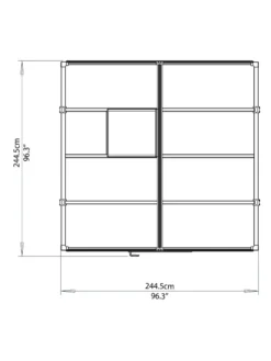 Canopia® By Palram Glory™ Greenhouse, 8' 38 Canopia® By Palram Glory™ Greenhouse, 8' -Garden Care Shop 8591547 14v