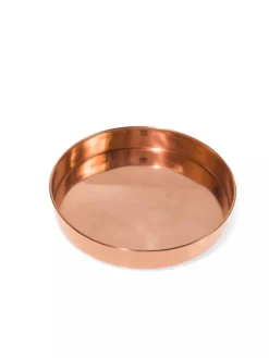 Small Round Copper Plant Tray, 10" -Garden Care Shop 8593529 1175 tif