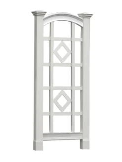 Milan Vinyl Trellis 5 Milan Vinyl Trellis -Garden Care Shop 8593936 02v