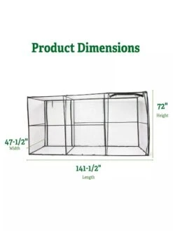 Crop Cage, 4' X 12' -Garden Care Shop 8596540 2