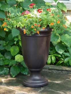 Ellington Self-Watering Urn Planter, 24" 10 Ellington Self-Watering Urn Planter, 24" -Garden Care Shop 8600110 02V tif
