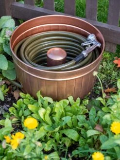 Classic Copper Hose Pot -Garden Care Shop 8600238 0059