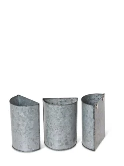 Mini Magnetic Galvanized Planter Pockets, Set Of 3 -Garden Care Shop 8609216 8714 tif