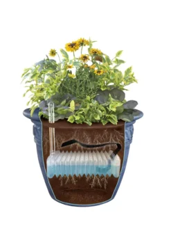 Adjustable Self-Watering Insert For Pots And Planters