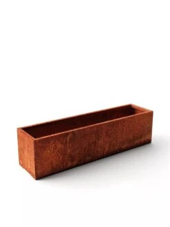 Veradek Metallic Series Corten Steel Window Box Planter, 36" -Garden Care Shop 8611609 05V tif