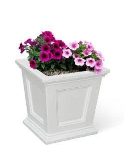 Fairfield Self-Watering Square Planter, 16” X 16” -Garden Care Shop 8611695 16V tif