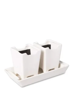 Stoneware Self-Watering Windowsill Planters, Set Of 2 8 Stoneware Self-Watering Windowsill Planters, Set Of 2 -Garden Care Shop 8611890 5658 tif