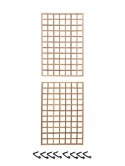 Bamboo Wall Trellis, 45" X 30", Set Of Two -Garden Care Shop 8613149 0041