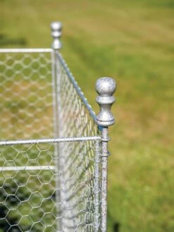 Tall Chicken Wire Critter Fence With Gate -Garden Care Shop 8613260 0082 1