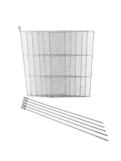 Tall Chicken Wire Critter Fence With Gate -Garden Care Shop 8613260 6107 1