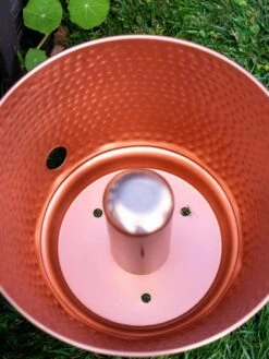 Hammered Copper Hose Pot With Lid 16 Hammered Copper Hose Pot With Lid -Garden Care Shop 8613311 0022
