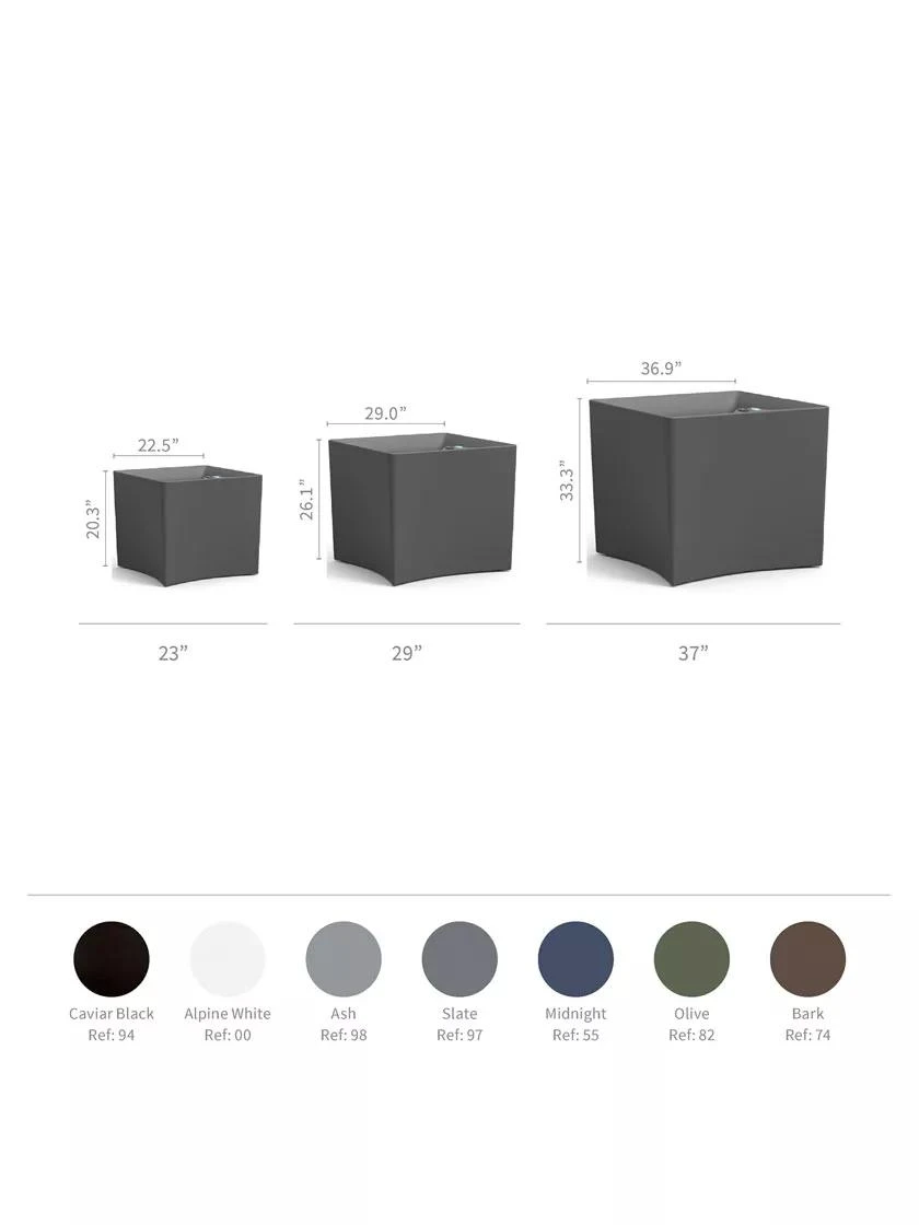 TruDrop One Pinch Planter, 23" Diameter 3 TruDrop One Pinch Planter, 23" Diameter - Image 3