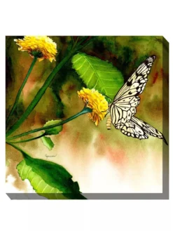 Butterfly Kiss Outdoor Wall Art -Garden Care Shop 8613998 01V 3 4